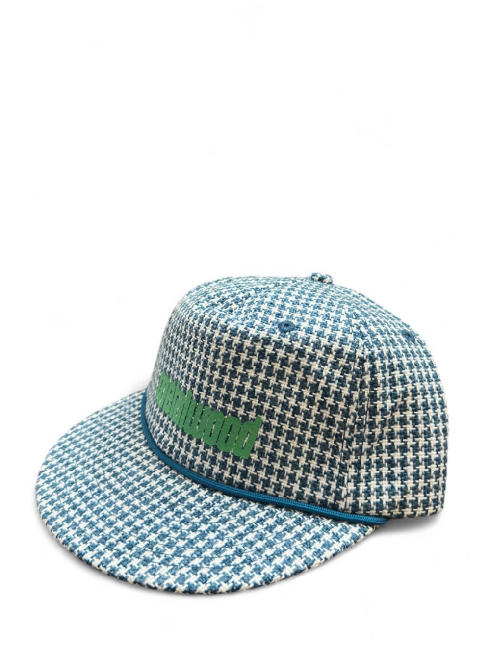 Metalwood Studio Houndstooth Textured Rope Snapback Cap (NEW)